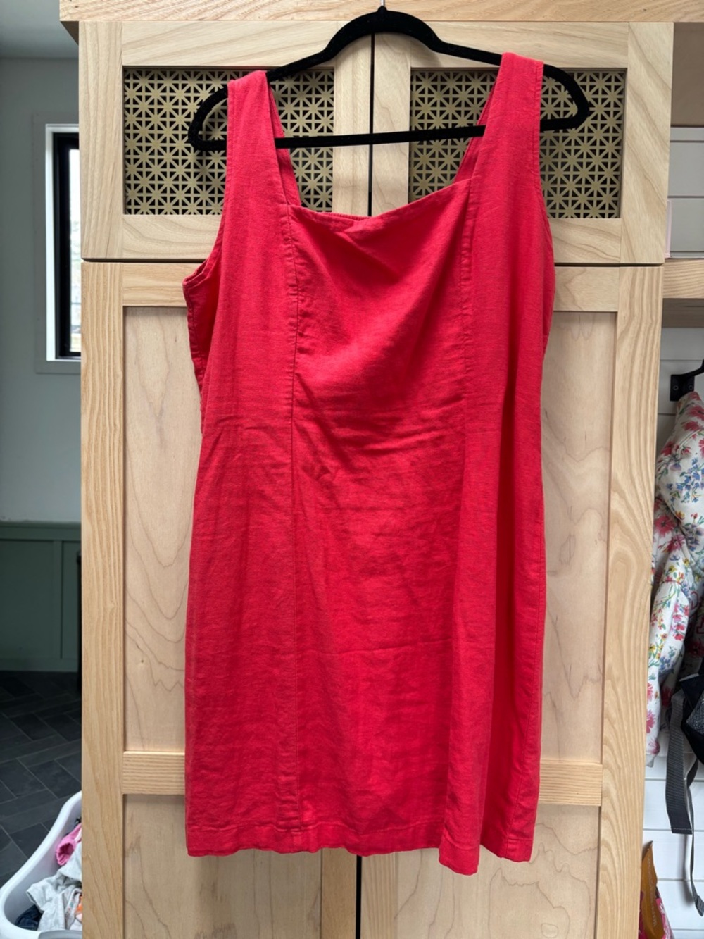 Old Navy Red Sleeveless Shift Dress
